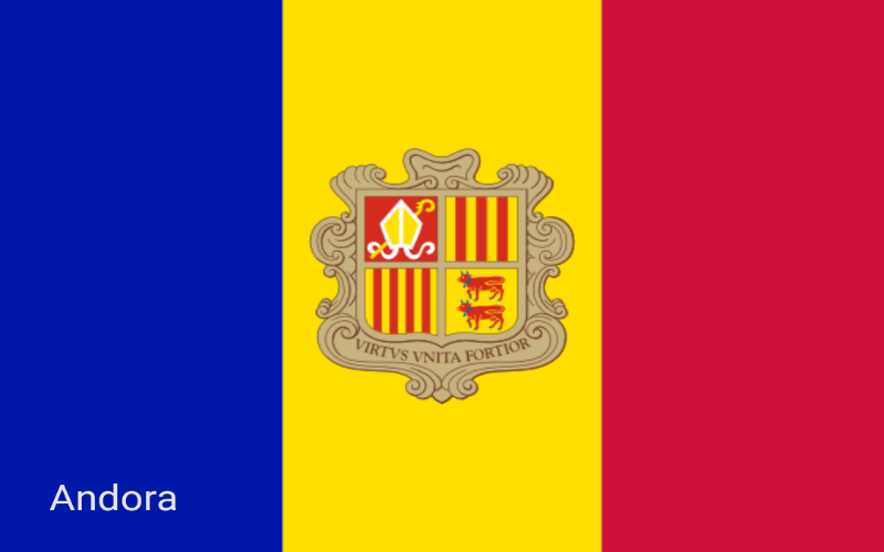 Zastave svijeta - Andora 