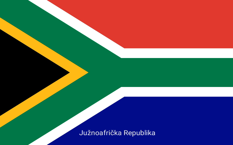 Zastave svijeta - Južnoafrička Republika 