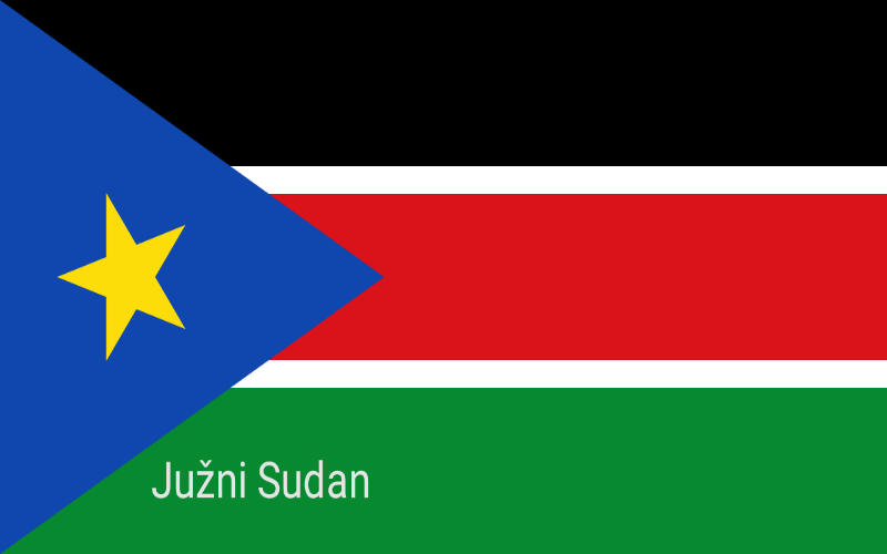 Države svijeta - Južni Sudan 