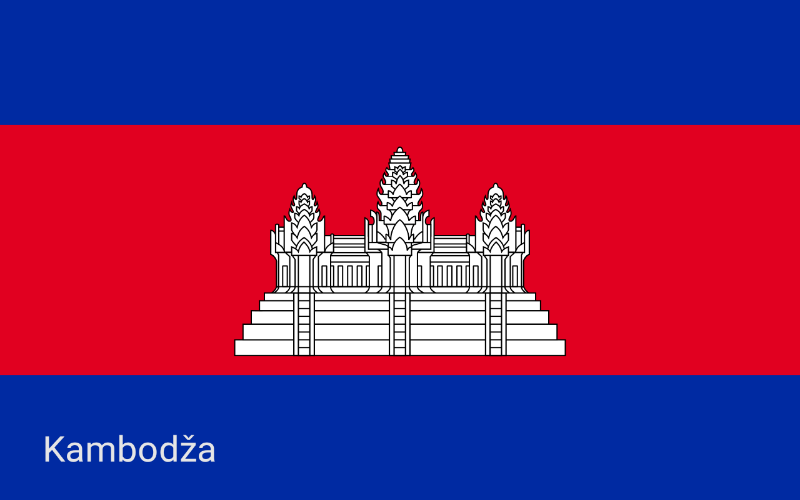 Zastave svijeta - Kambodža 