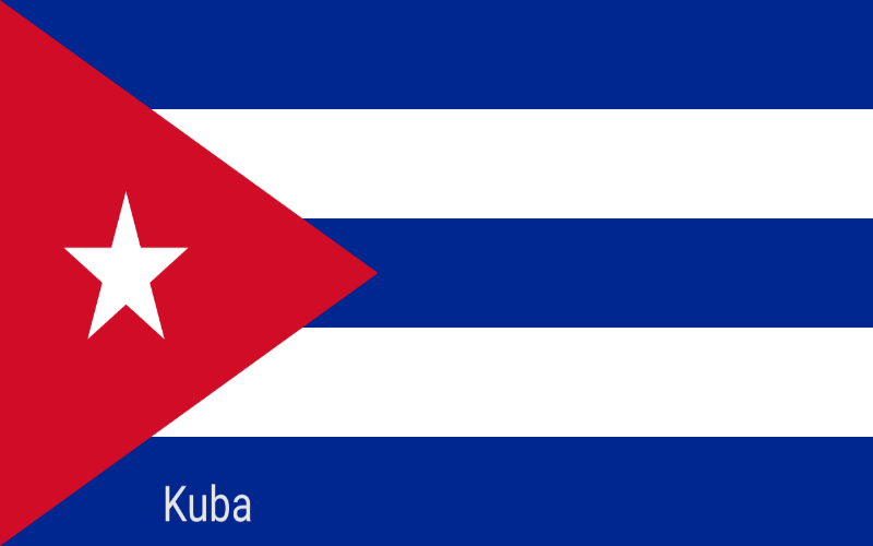 Zastave svijeta - Kuba 