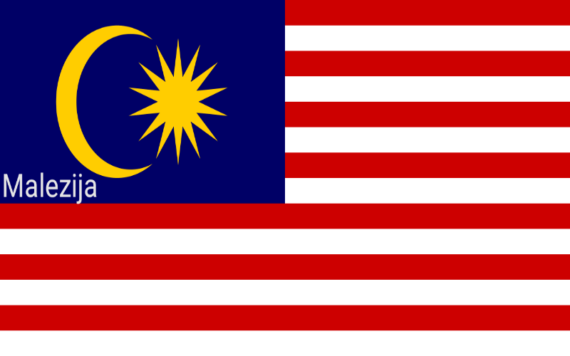 Zastave svijeta - Malezija 