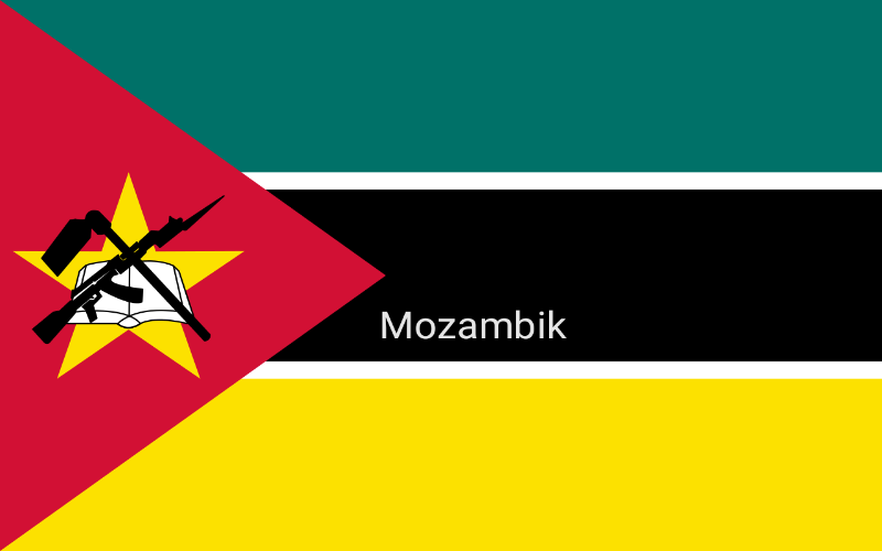 Zastave svijeta - Mozambik 