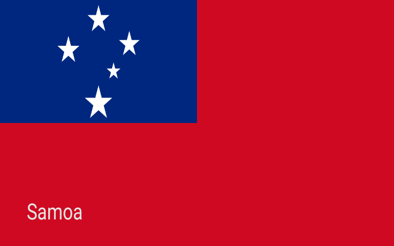Zastave svijeta - Samoa
