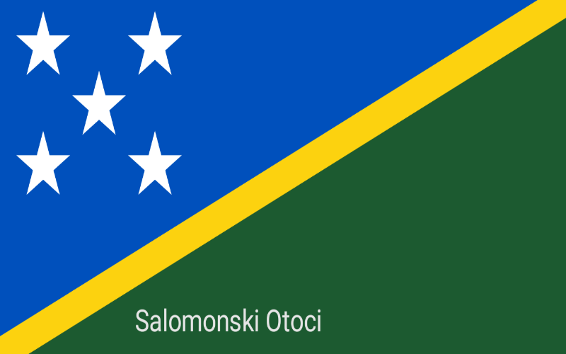 Zastave svijeta - Salomonski Otoci 