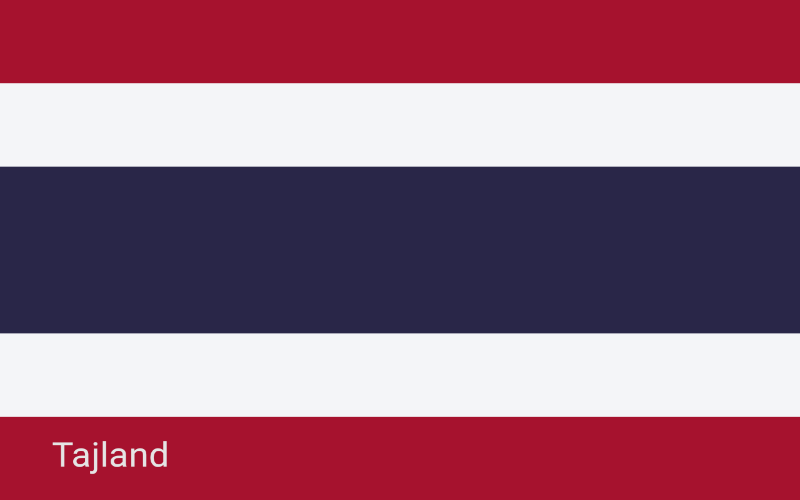 Zastave svijeta - Tajland 