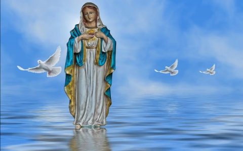 Blažena Djevica Marija na slikama i neki sveti citati