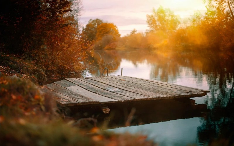 Slike jeseni i jezera