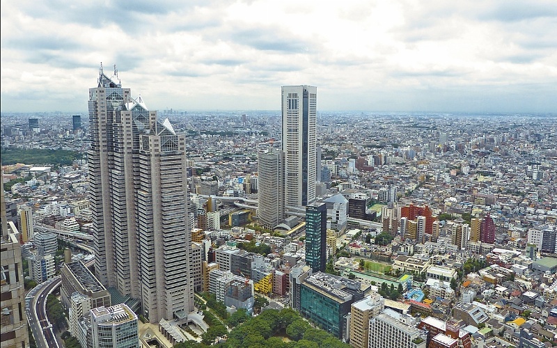 Pogled na Tokio iz zraka