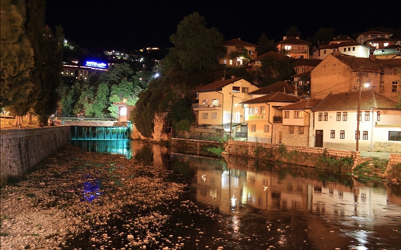 Gradovi u BiH Sarajevo noću