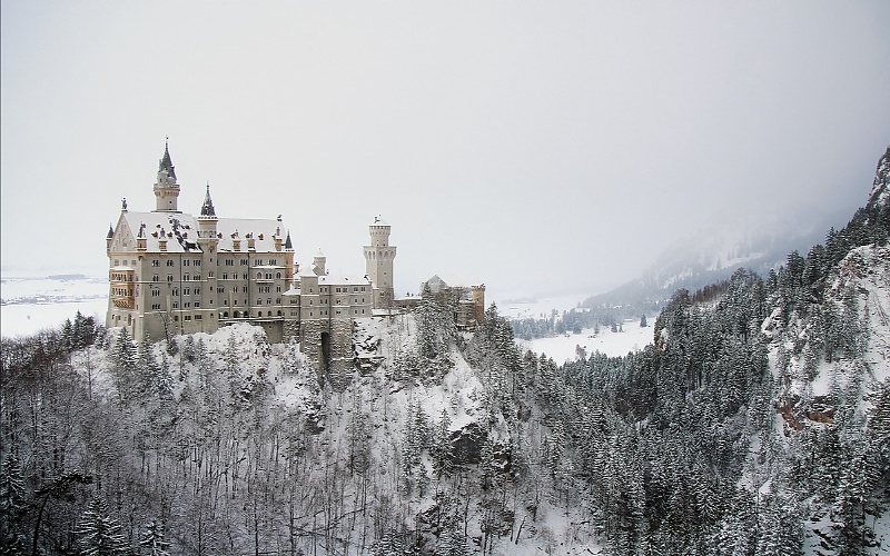 Dvorac Neuschwanstein zimi