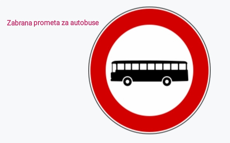 Zabrana prometa za autobuse 