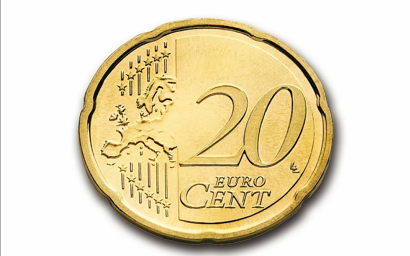 Kovani novac 20 Euro Centa