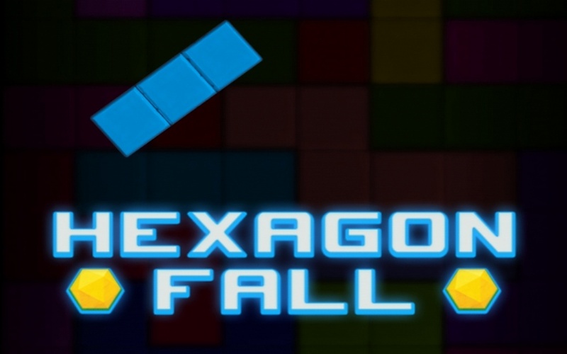 Hexagon Fall - Najbolje zabavne puzzle igre na netu